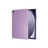 Samsung Galaxy Tab S9 FE Uyumlu Simli Parlak Görünümlü Zore Tablet Koton Kılıf Lila