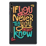Samsung Galaxy Tab S9+ Plus SM-X810 12.4" ile Uyumlu Desenli Silikon Tablet Kılıfı, UV Baskılı, Çok Renkli avonm-v-cvr454220