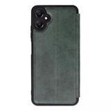 Samsung Galaxy Uyumlu A05 Kılıf Flip Cover - Koyu Yeşil