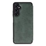 Samsung Galaxy Uyumlu A05s Kılıf Flip Cover - Koyu Yeşil