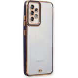 Samsung Galaxy Uyumlu A53 5g Kılıf Liva Lens Silikon - Mavi