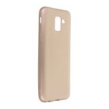 Samsung Galaxy Uyumlu J6 Kılıf First Silikon - Gold
