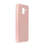 Samsung Galaxy Uyumlu J6 Kılıf First Silikon - Rose Gold