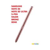 Samsung Galaxy Uyumlu Note 20 Note 20 Ultra S Pen Stylus Dokunmatik Kalem Bronz N980f - N985f