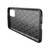 Samsung Galaxy Uyumlu S20 Plus Karbon Desenli Negro Silikon Kılıf