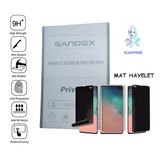 Samsung Galaxy Uyumlu S23 Plus Nano Ekran Koruyucu Esnek Ultra İnce Sandex - Mat Hayalet