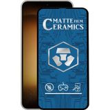 Samsung Galaxy Uyumlu S23 Tam Kaplayan Mat Seramik Nano Esnek Ekran Koruyucu Cam