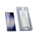 Samsung Galaxy Uyumlu S23 Ultra Ekran Koruyucu Kolay Uygulama Aparatlı Silikon Koruyucu Z-easy-