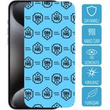 Samsung Galaxy Uyumlu S23 Ultra Sm-s918 Ekran Koruyucu Nano Kırılmaz Cam