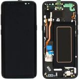 Samsung Galaxy Uyumlu S8 Sm-g950 Lcd Ekran Dokunmatik Çıtalı Siyah
