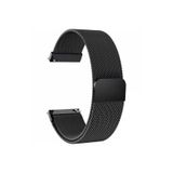 Samsung Galaxy Watch 3 41 Mm(Sm-R850) Icin Milanese Metal Kordon Siyah