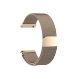 Samsung Galaxy Watch 3 41 Mm(Sm-R850) Icin Milanese Metal Kordon Vintage Gold