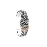 Samsung Galaxy Watch 3 45 Mm Icin Desenli Silikon Kordon Beyaz Kurukafa