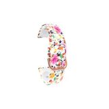Samsung Galaxy Watch 3 45 Mm Icin Desenli Silikon Kordon Cicek