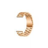 Samsung Galaxy Watch 3 45 Mm Icin Metal Tokali Disli Kordon Rose Gold