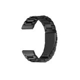 Samsung Galaxy Watch 3 45 Mm Icin Metal Tokali Disli Kordon Siyah