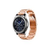 Samsung Galaxy Watch 3 45 Mm- Samsun Galaxy Watch 46 mm Uyumlu 22 mm Paslanmaz Çelik Kordon - Rose