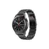Samsung Galaxy Watch 3 45 Mm- Samsun Galaxy Watch 46 mm Uyumlu 22 mm Paslanmaz Çelik Kordon - Siyah