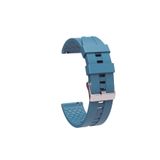 Samsung Galaxy Watch 3 45 Mm- Samsun Galaxy Watch 46 Mm Uyumlu 22 Mm Silikon Kordon Koyu Mavi