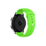 Samsung Galaxy Watch 3 45 mm - Samsung Galaxy Watch 46 mm Tam Uyumlu 22 mm Klasik Silikon Kordon Yeşil