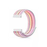 Samsung Galaxy Watch 3 45 Mm(Sm-R840) Icin Dokuma Kordon Pembe Gokkusagi