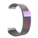 Samsung Galaxy Watch 3 45 Mm(Sm-R840) Icin Metal Miknatisli Milanese Kordon Gokkusagi
