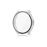 Samsung Galaxy Watch 4 40 mm ile Uyumlu Kasa ve Ekran Koruyucu 360 Koruma Kapak Gümüş