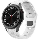 Samsung Galaxy Watch 4 5 6 7 Fe 40 40 44 Classic 42 43 46 47 mm Kordon Futbol Topu Prizma Dizayn Silikon 116 - Glx 6 44mm - Beyaz