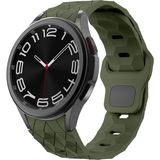 Samsung Galaxy Watch 4 5 6 7 Fe 40 40 44 Classic 42 43 46 47 mm Kordon Futbol Topu Prizma Dizayn Silikon 116 - Glx 6 44mm - Koyu Yeşil