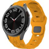 Samsung Galaxy Watch 4 5 6 7 Fe 40 40 44 Classic 42 43 46 47 mm Kordon Futbol Topu Prizma Dizayn Silikon 116 - Glx 6 44mm - Sarı