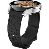 Samsung Galaxy Watch 4 5 6 7 Fe 40 40 44 Classic 42 43 46 47 mm Kordon Leopar Desen Yumuşak Silikon Kordon - Black Unity - Glx 4-5-6-7