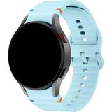Samsung Galaxy Watch 4 5 6 7 Fe 40 40 44 Classic 42 43 46 47 mm Spor Silikon Kordon Kayış - Galaxy 4 5 6 7 Fe - Mavi