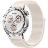 Samsung Galaxy Watch 4 5 6 7 Fe 40 44MM Classic 42 46 47MM Uyumlu Spor Ince Hasır Örgü Cırt Kordon - Starlight