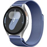 Samsung Galaxy Watch 4 5 6 7 Seri 40 42 43 44 46 47Mm Uyumlu Manyetik Milanese Loop Metal Kordon Lacivert