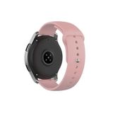 Samsung Galaxy Watch 4 5 Pro 6 40 42 43 44 45 46 47 Mm Tam Uyumlu 20 Mm Klasik Silikon Kordon Pudra Pembe