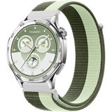 Samsung Galaxy Watch 4 5 Pro 6 7 Seri 40 44 Classic 42 43 45 46 47MM Uyumlu Hasır Örgü Cırtlı Kordon - Haki