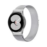 Samsung Galaxy Watch 4 5 Pro 6 7 Seri 40 44 Mm Classic 42 43 45 46 47 Mm Uyumlu Kavisli Metal Kordon Gümüş