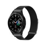 Samsung Galaxy Watch 4 5 Pro 6 7 Seri 40 44 Mm Classic 42 43 45 46 47 Mm Uyumlu Kavisli Metal Kordon Siyah