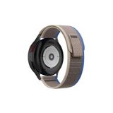 Samsung Galaxy Watch 4 5 Pro 6 7 Seri 40 44 Mm Classic 42 43 45 46 47 Mm Uyumlu Trail Kumaş Kordon Mavi-Gri