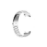 Samsung Galaxy Watch 4 5 Pro 6 7 Seri 40 44mm Classic 42 43 45 46 47mm Paslanmaz Çelik Kordon Gümüş