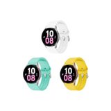 Samsung Galaxy Watch 4 5 Pro 6 7 Seri 40 44mm Classic 42 43 45 46 47mm Uyumlu 3lü Set Silikon Kordon Set4
