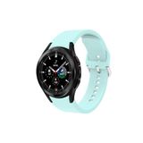 Samsung Galaxy Watch 4 5 Pro 6 7 Seri 40 44mm Classic 42 43 45 46 47mm Uyumlu Delikli Spor Kordon Açık Mavi