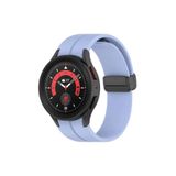 Samsung Galaxy Watch 4 5 Pro 6 7 Seri 40 44mm Classic 42 43 45 46 47mm Uyumlu Kavisli Magnet Kordon Açık Mavi