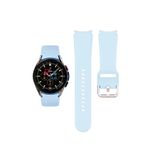 Samsung Galaxy Watch 4 5 Pro 6 7 Seri 40 44mm Classic 42 43 45 46 47mm Uyumlu Kavisli Silikon Kordon Açık Mavi