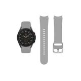 Samsung Galaxy Watch 4 5 Pro 6 7 Seri 40 44mm Classic 42 43 45 46 47mm Uyumlu Kavisli Silikon Kordon Gri