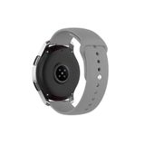 Samsung Galaxy Watch 4 5 Pro 6 7 Seri 40 44mm Classic 42 43 45 46 47mm Uyumlu Klasik 20 Mm Kordon Gümüş