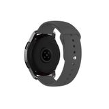 Samsung Galaxy Watch 4 5 Pro 6 7 Seri 40 44mm Classic 42 43 45 46 47mm Uyumlu Klasik 20 Mm Kordon Koyu Gri