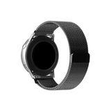 Samsung Galaxy Watch 4 5 Pro 6 7 Seri 40 44mm Classic 42 43 45 46 47mm Uyumlu Metal Hasır Kordon Siyah