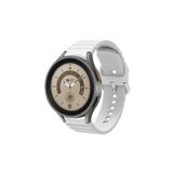 Samsung Galaxy Watch 4 5 Pro 6 7 Seri 40 44mm Classic 42 43 45 46 47mm Uyumlu Ocean Silikon Kordon Beyaz