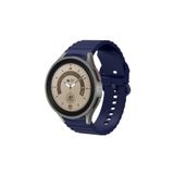 Samsung Galaxy Watch 4 5 Pro 6 7 Seri 40 44mm Classic 42 43 45 46 47mm Uyumlu Ocean Silikon Kordon Lacivert